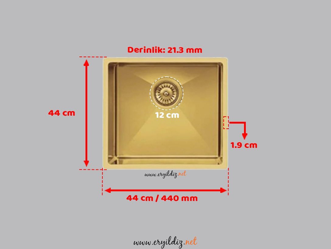 Ukinox Colour Gold X 400 Evye Eryıldız hırdavat